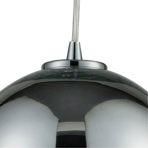 Kingsbury 1 Light 8 inch Polished Chrome with Chrome and Clear Mini Pendant Ceiling Light