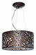 Troy 7 Light 15.75 inch Bronze Multi-Light Pendant Ceiling Light