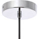 Rochester 1 Light 7 inch Chrome Pendant Ceiling Light