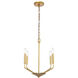 Geneseo 4 Light 18 inch Brass Pendant Ceiling Light