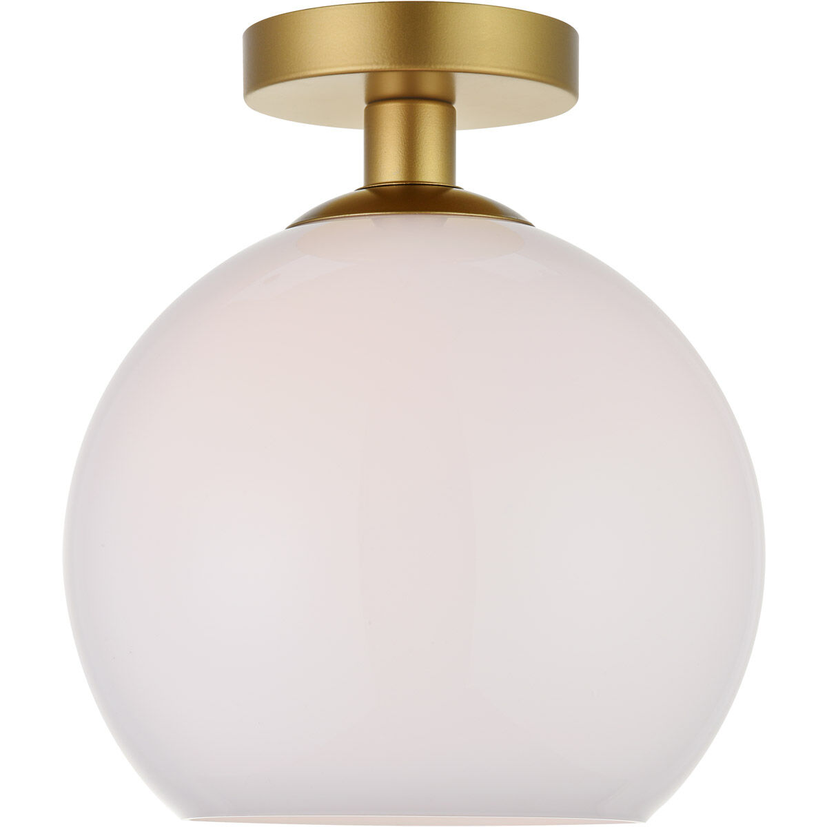 Huntington 1 Light 10 inch Brass Flush Mount Ceiling Light