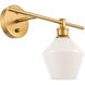 Rochester 1 Light 14.7 inch Brass Wall sconce Wall Light, Right