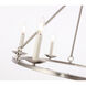 Jeannette 6 Light 36 inch Burnished Nickel Chandelier Ceiling Light
