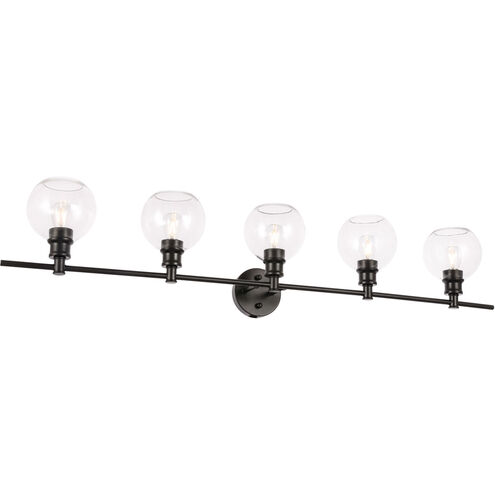 Syracuse 5 Light 47 inch Black Wall sconce Wall Light