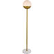 Oyster Bay 62 inch 40 watt Brass Floor Lamp Portable Light