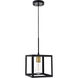 Coatesville 1 Light 8 inch Brass and Black Pendant Ceiling Light