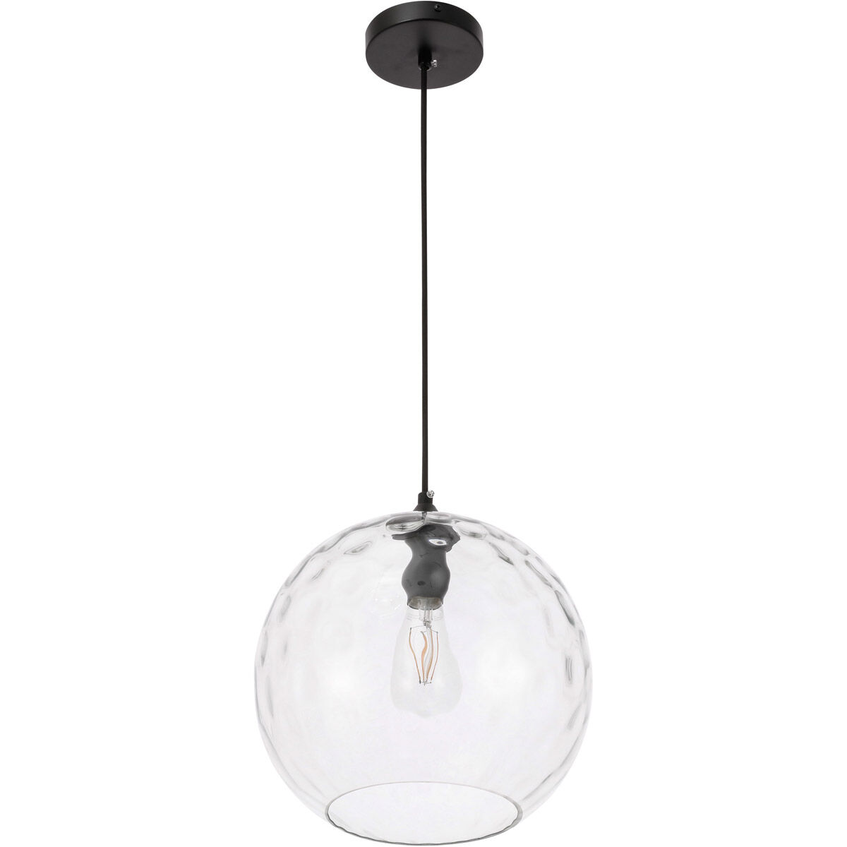 Pittsfield 1 Light 12 inch Black Pendant Ceiling Light