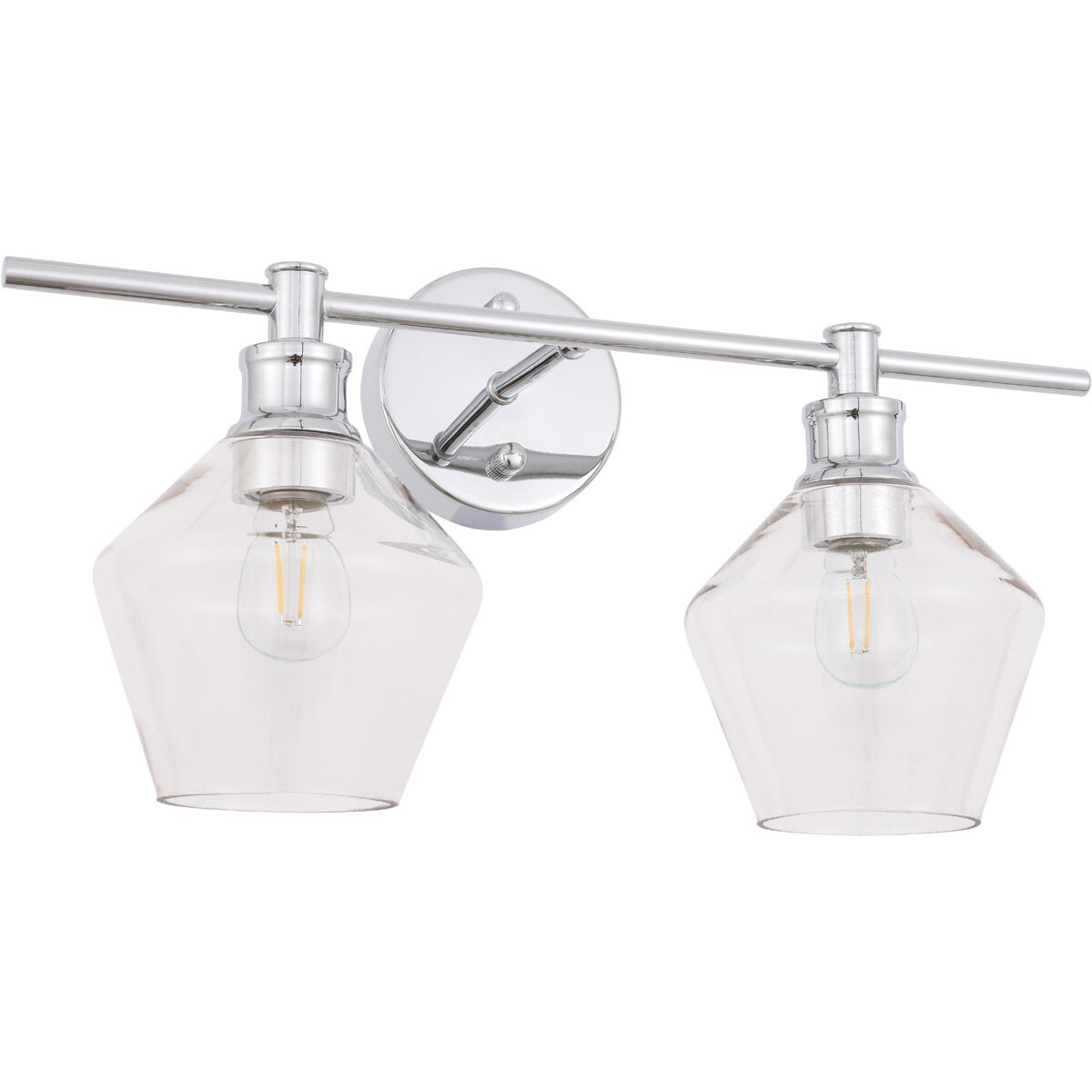 Rochester 2 Light 19 inch Chrome Wall sconce Wall Light