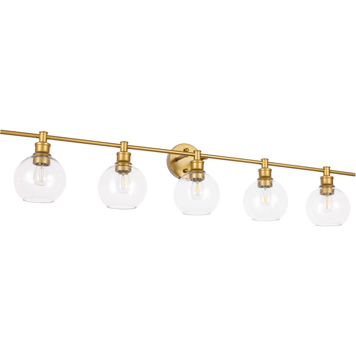 Syracuse 5 Light 47 inch Brass Wall sconce Wall Light