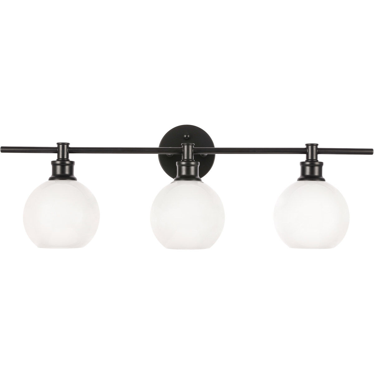 Syracuse 3 Light 28 inch Black Wall sconce Wall Light