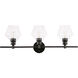 Rochester 3 Light 28 inch Black Wall sconce Wall Light