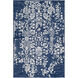 Londonderry 72 X 48 inch Navy Rug, Rectangle