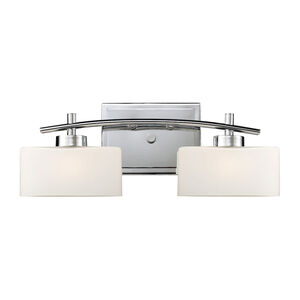 Norwood 2 Light 18 inch Polished Chrome Vanity Light Wall Light