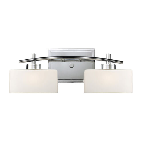 Norwood 2 Light 18 inch Polished Chrome Vanity Light Wall Light