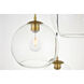 Huntington 3 Light 21 inch Brass Pendant Ceiling Light