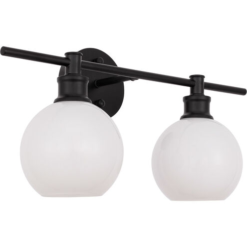 Syracuse 2 Light 19 inch Black Wall sconce Wall Light