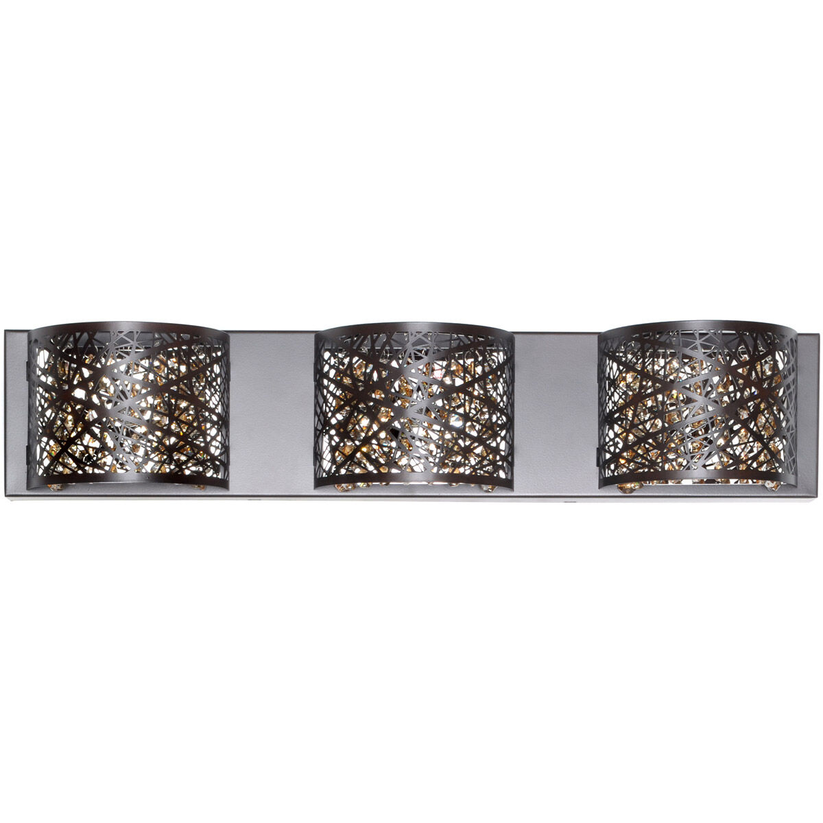 Troy 3 Light 24 inch Bronze Bath Vanity Light Wall Light