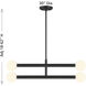 Lumenfold LED Globe ChandelierLumenfold LED 30 inch Matte Black Chandelier Ceiling Light