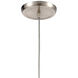 Goshen 1 Light 8 inch Satin Nickel Pendant Ceiling Light