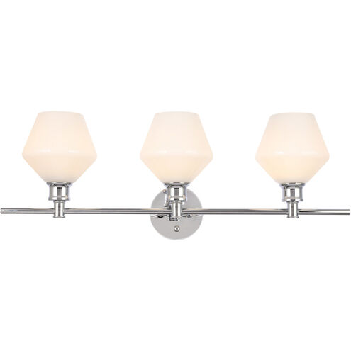 Rochester 3 Light 28 inch Chrome Wall sconce Wall Light