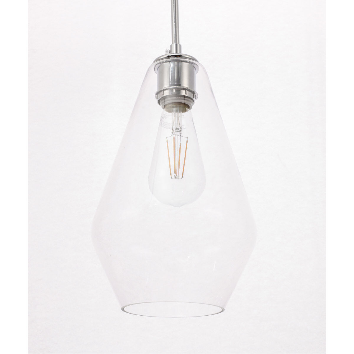 Rochester 1 Light 7 inch Chrome Pendant Ceiling Light