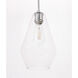 Rochester 1 Light 7 inch Chrome Pendant Ceiling Light