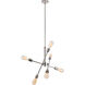 Newtown 6 Light 17 inch Polished Nickel Pendant Ceiling Light