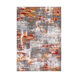 Milton 91 X 63 inch Orange Rug, Rectangle