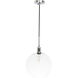 Rensselaer 1 Light 13 inch Chrome Pendant Ceiling Light