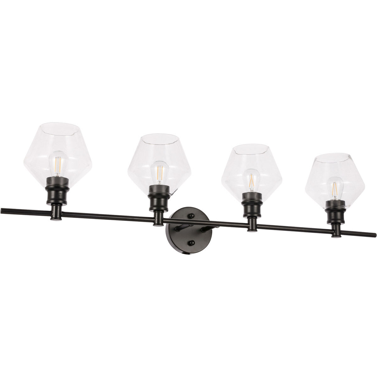 Rochester 4 Light 38 inch Black Wall sconce Wall Light