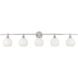 Syracuse 5 Light 47 inch Chrome Wall sconce Wall Light