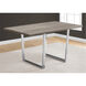 Massena 59 X 36 inch Dark Taupe Dining Table