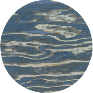 Radnor 96 inch Dark Blue Rug, Round