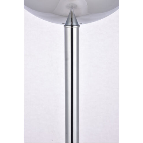 Oyster Bay 62 inch 40 watt Chrome Floor Lamp Portable Light