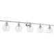 Syracuse 5 Light 47 inch Chrome Wall sconce Wall Light