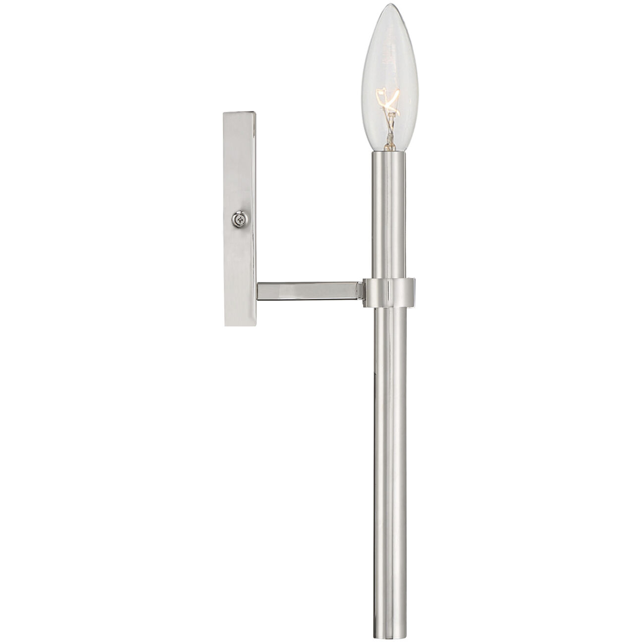 Englewood Sconce Wall Light in Polished Nickel