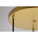 Huntington 3 Light 18 inch Brass Pendant Ceiling Light