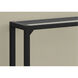 Halfmoon 42 X 12 inch Black Accent Table or Console Table