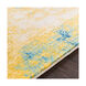 Marple 67 X 47 inch Saffron/Teal/Dark Blue/White Rugs, Rectangle