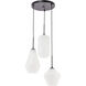 Rochester 3 Light 17 inch Black Pendant Ceiling Light