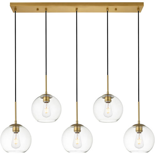 Huntington 5 Light 8 inch Brass Pendant Ceiling Light