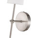 Brandywine 1 Light 5 inch Burnished Nickel Wall sconce Wall Light