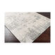 Newburgh 114.17 X 78.74 inch Silver Gray/Gray/Ivory Machine Woven Rug, Rectangle