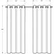 Swatara Brown Curtain Panel, 2-Piece Set