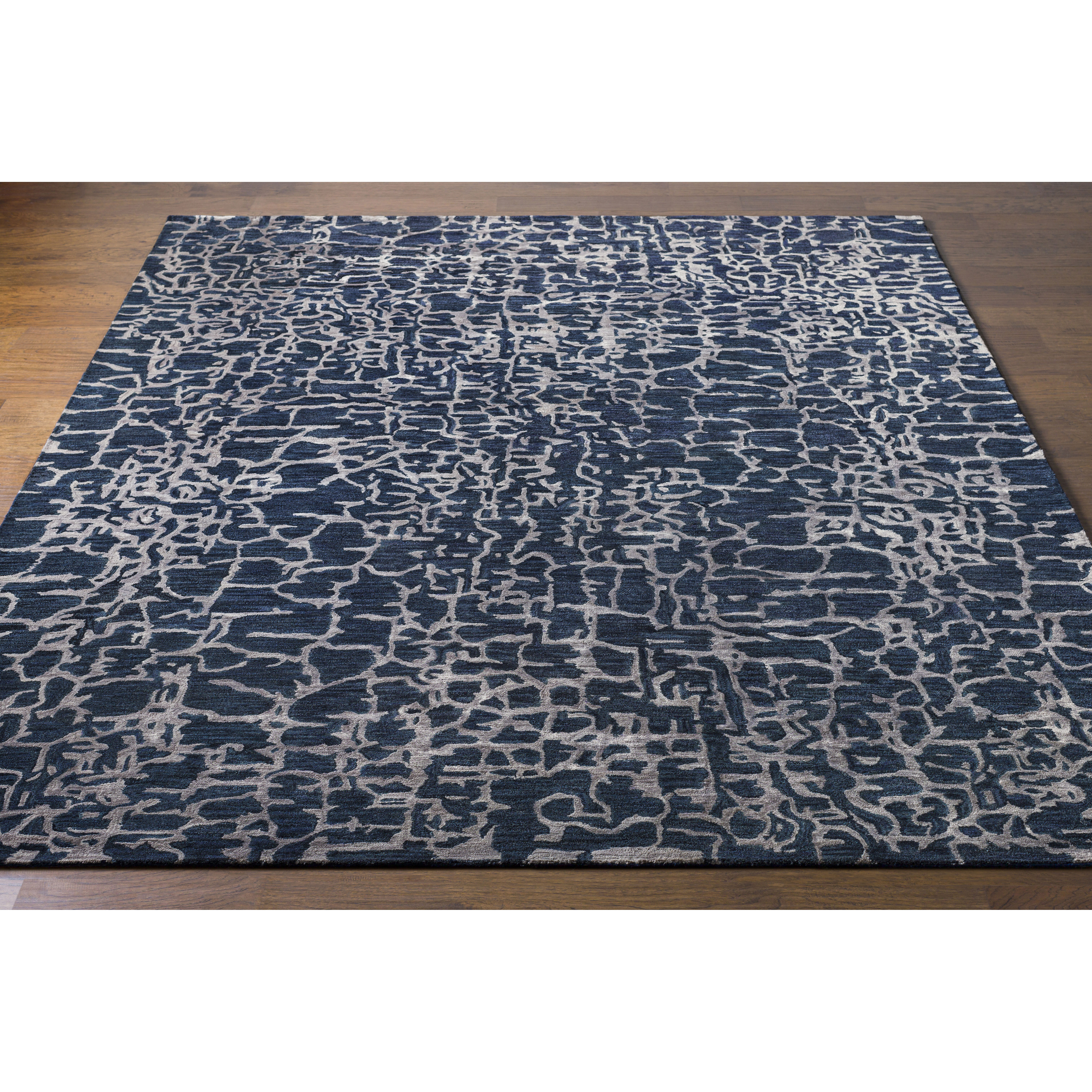 Utica 156 X 108 inch Dark Blue Rug, Rectangle