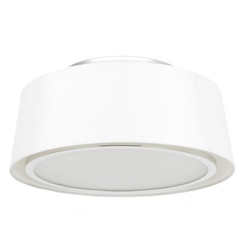 Stevens 3 Light 18 inch Polished Nickel Semi Flush Ceiling Light
