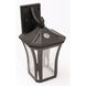 Montauk LED 15.25 inch Black Outdoor Wall Sconce, Aspect