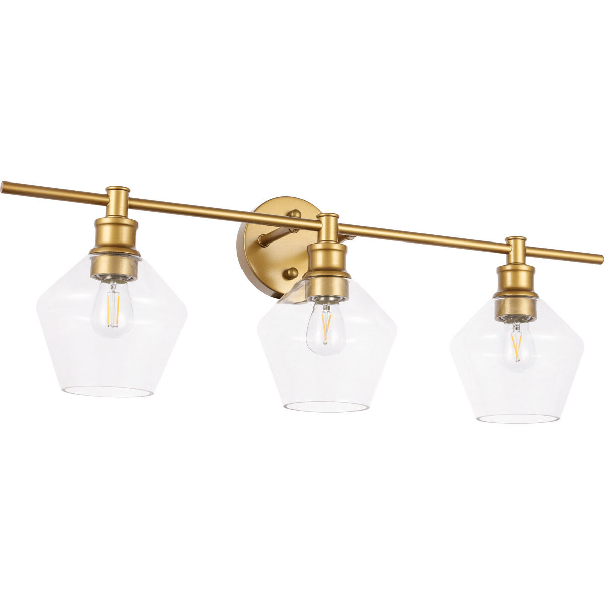Rochester 3 Light 28 inch Brass Wall sconce Wall Light