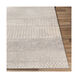 Newburgh 114.17 X 78.74 inch Silver Gray/Gray/Ivory Machine Woven Rug, Rectangle