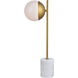 Oyster Bay 22 inch 40 watt Brass Table Lamp Portable Light